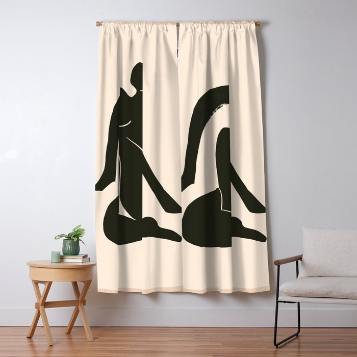 Abstract Art Female Figure 31 Window Curtain Gallery Image 5