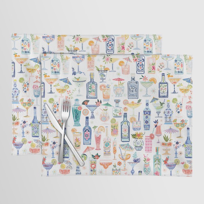 Cocktails Viva Happy Hour Placemat Gallery Image 1