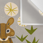 Squirrel and Dandelions Wall Tapestry Gallery Image 3
