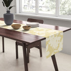 Minimalistic Beige Cut-Out Flowers Table Runner Gallery Image 2