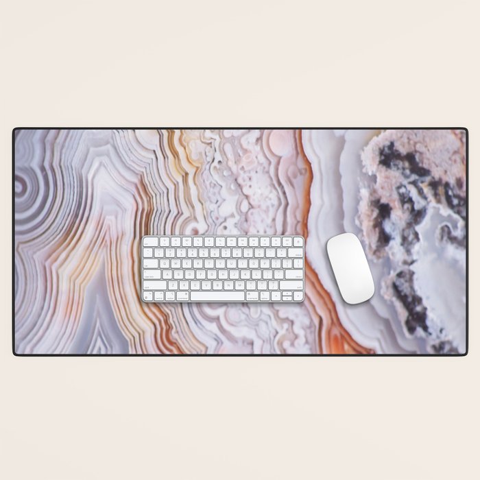 Crazy lace agate Desk Mat Gallery Image 1