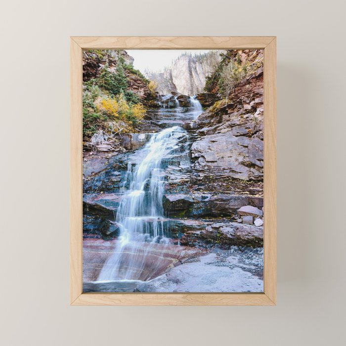 Telluride Waterfall II Mini Art Print Gallery Image 1