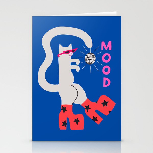 Mood Cat Stationery Card Gallery Image 2