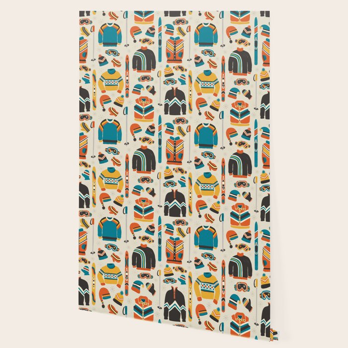Vintage Skiwear Wallpaper Gallery Image 2