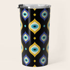 Mystic Evil Eyes on Black Travel Mug Gallery Image 3