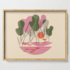 Abstract Forest Serving Tray Gallery Image 1
