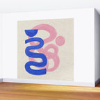 Pink Bloop Wall Mural Gallery Image 2