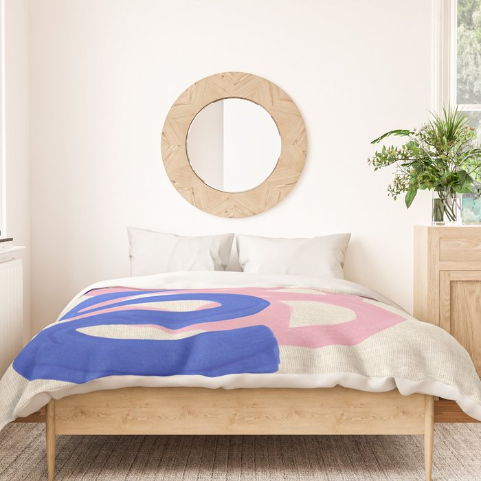 Pink Bloop Duvet Cover Gallery Image 3