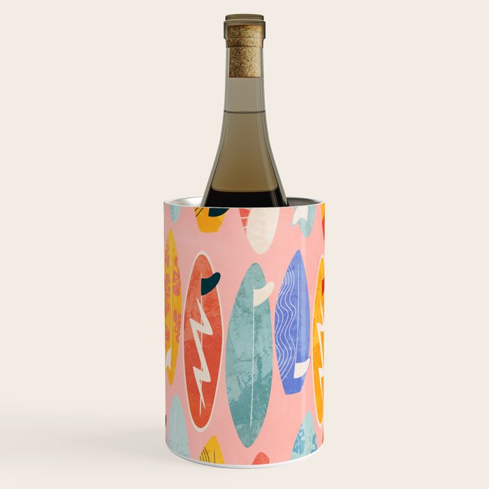 Surfboard pink Wine Chiller Gallery Image 1