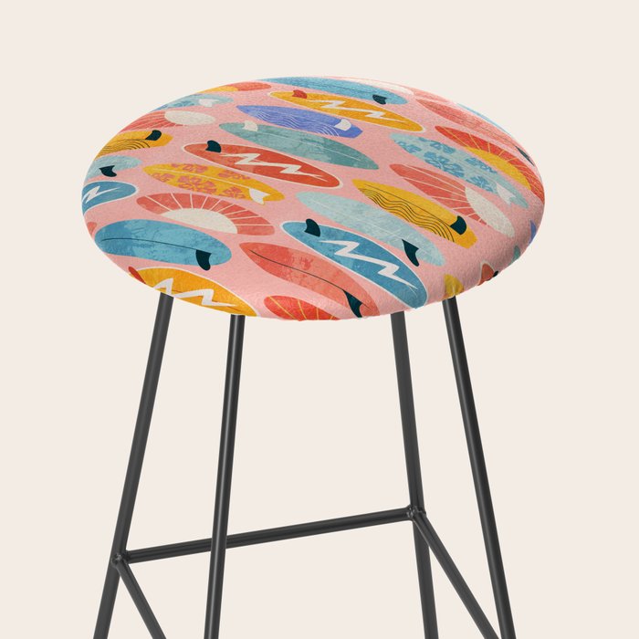Surfboard pink Stool Gallery Image 2