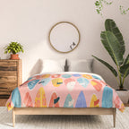 Surfboard pink Comforter Gallery Image 3
