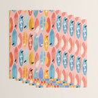 Surfboard pink Wrapping Paper Gallery Image 3