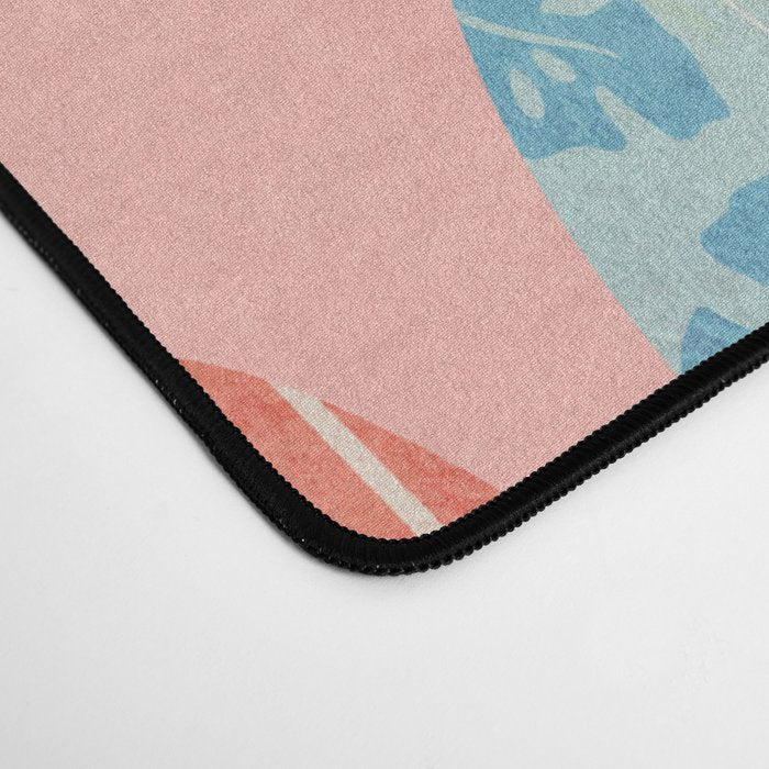 Surfboard pink Desk Mat Gallery Image 4