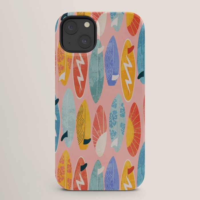 Surfboard pink iPhone Case Gallery Image 26