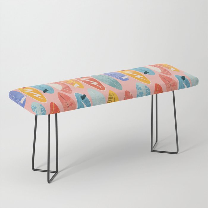 Surfboard pink Bench Gallery Image 1