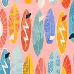 Surfboard pink Coffee Mug Gallery Image 2