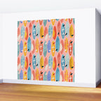 Surfboard pink Wall Mural Gallery Image 2