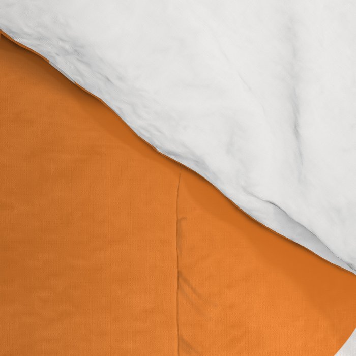 Mid-Century Mod Minimalist Dot Pattern in Orange Comforter Gallery Image 4
