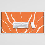 Modern Boho Art Nouveau Floral 1.1 Desk Mat Gallery Image 1