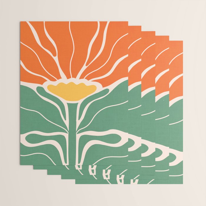 Modern Boho Art Nouveau Floral 1.1 Wrapping Paper Gallery Image 3