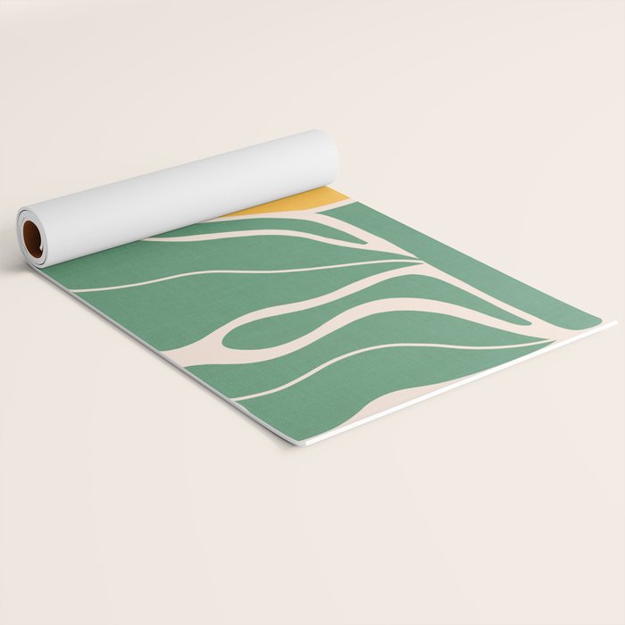 Modern Boho Art Nouveau Floral 1.1 Yoga Mat Gallery Image 2