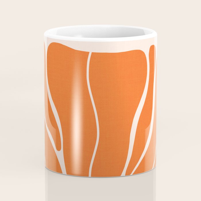 Modern Boho Art Nouveau Floral 1.1 Coffee Mug Gallery Image 4