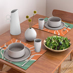 Modern Boho Art Nouveau Floral 1.1 Placemat Gallery Image 2