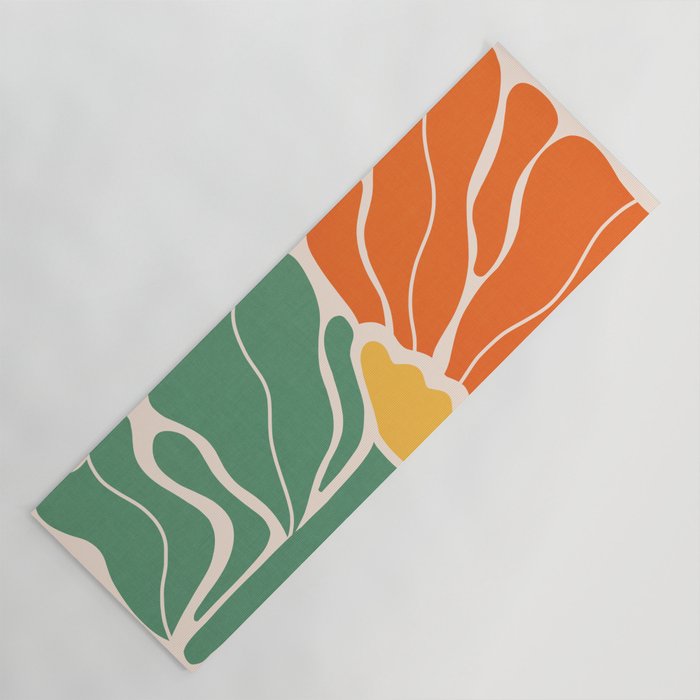 Modern Boho Art Nouveau Floral 1.1 Yoga Mat Gallery Image 1