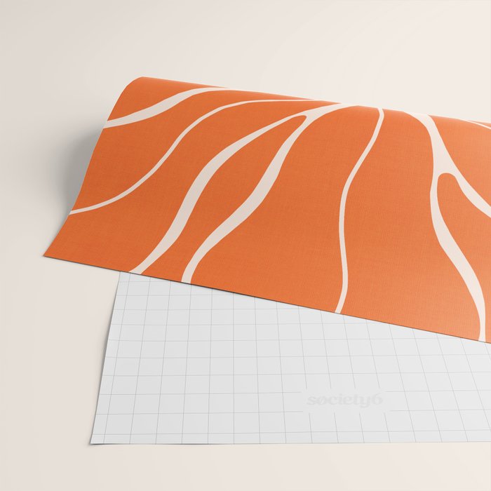 Modern Boho Art Nouveau Floral 1.1 Wrapping Paper Gallery Image 2