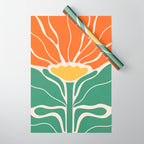 Modern Boho Art Nouveau Floral 1.1 Wrapping Paper Gallery Image 1