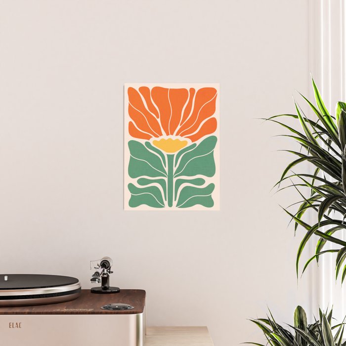 Modern Boho Art Nouveau Floral 1.1 Poster Gallery Image 2