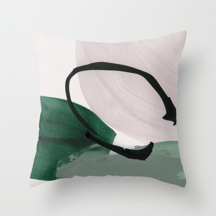 minimalist painting 01 Throw Pillow Gallery Image 6