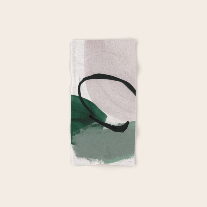 minimalist painting 01 Bath Towel