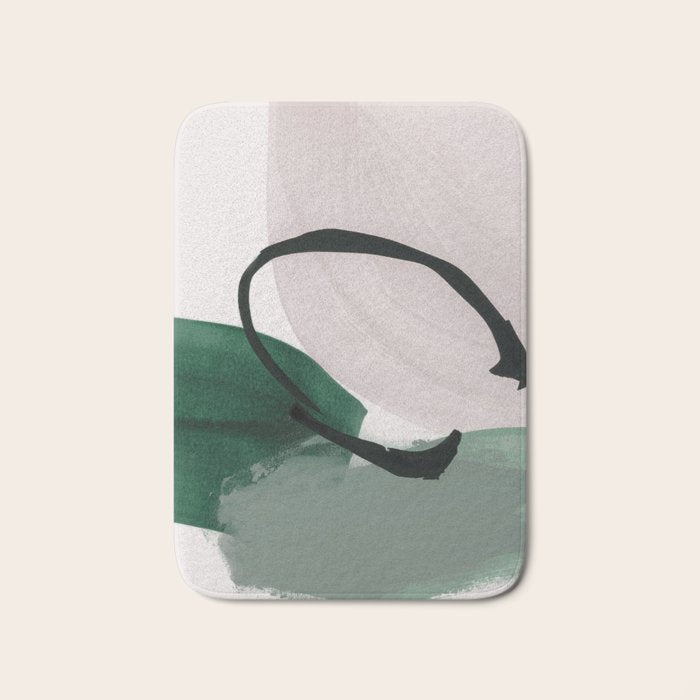minimalist painting 01 Bath Mat