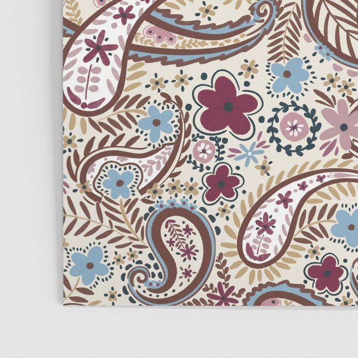 Whimsical Paisley Romance Poster Gallery Image 3
