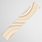 Wavy Stripes XLIII - Neutral Tan Table Runner Gallery Image 3