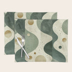 Groovy Sage Placemat Gallery Image 1