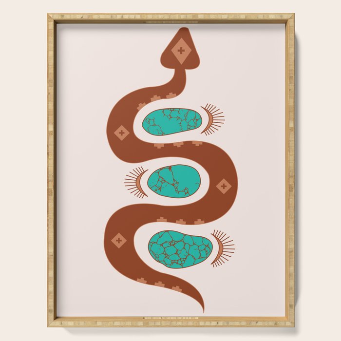 Southwestern Slither Serving Tray Gallery Image 1