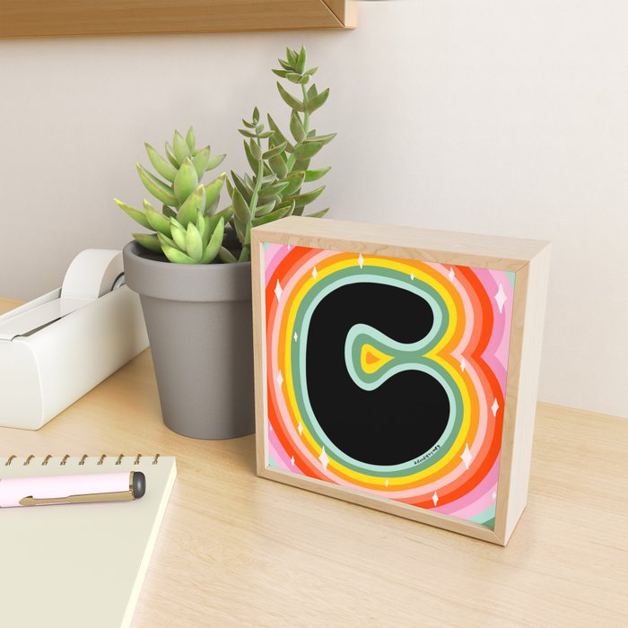 Rainbow C Mini Art Print Gallery Image 2