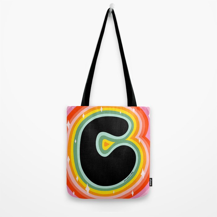 Rainbow C Tote Bag Gallery Image 2