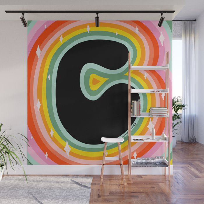 Rainbow C Wall Mural Gallery Image 1