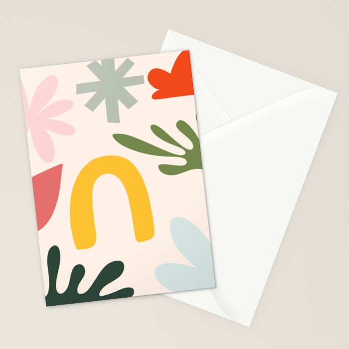 Collection of Happy Things: Matisse Inspired Stationery Card Gallery Image 2