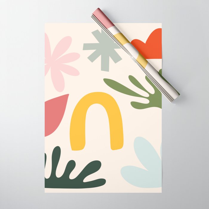 Collection of Happy Things: Matisse Inspired Wrapping Paper Gallery Image 1