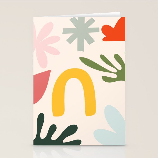 Collection of Happy Things: Matisse Inspired Stationery Card Gallery Image 1