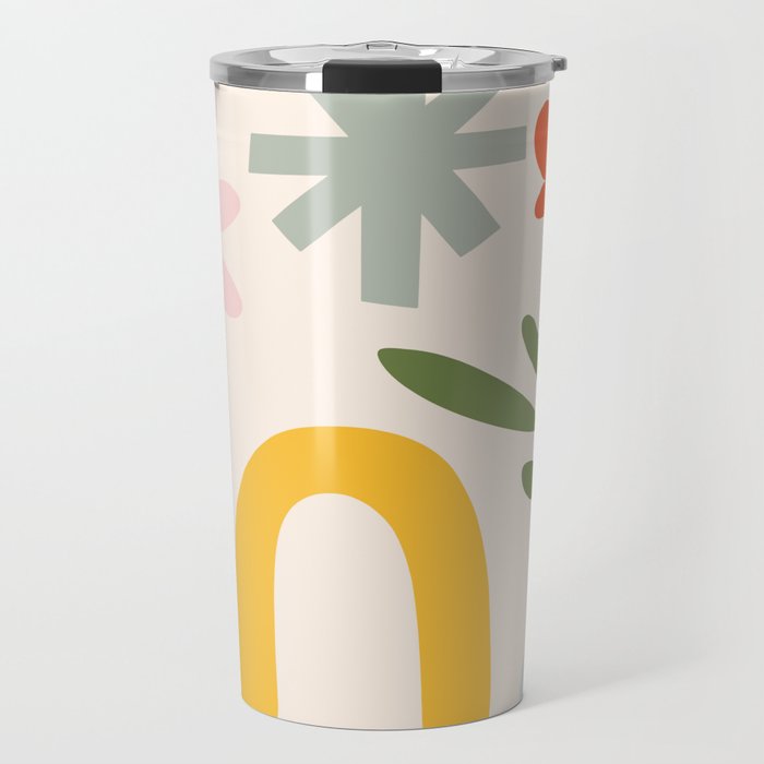 Collection of Happy Things: Matisse Inspired Travel Mug Gallery Image 1