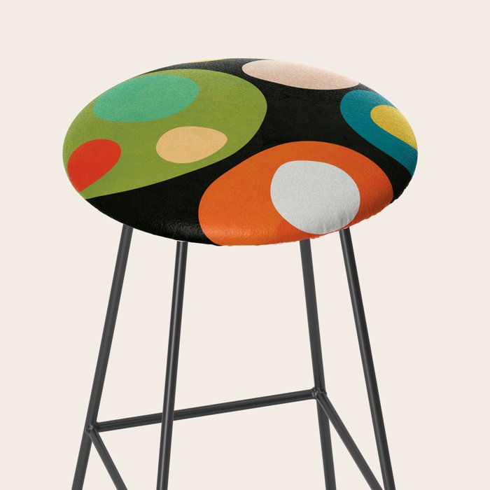 Mid-Century Abstract Balance 13 Stool Gallery Image 2