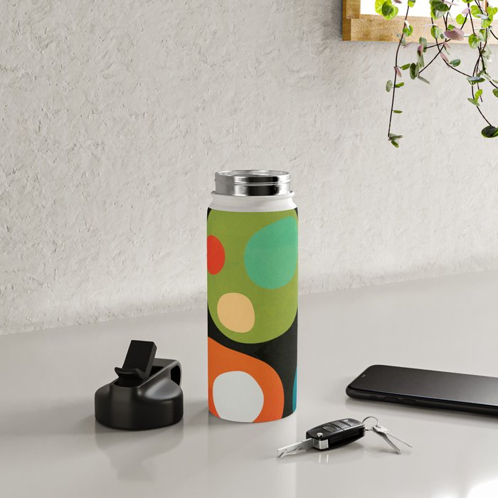 Mid-Century Abstract Balance 13 Water Bottle Gallery Image 4