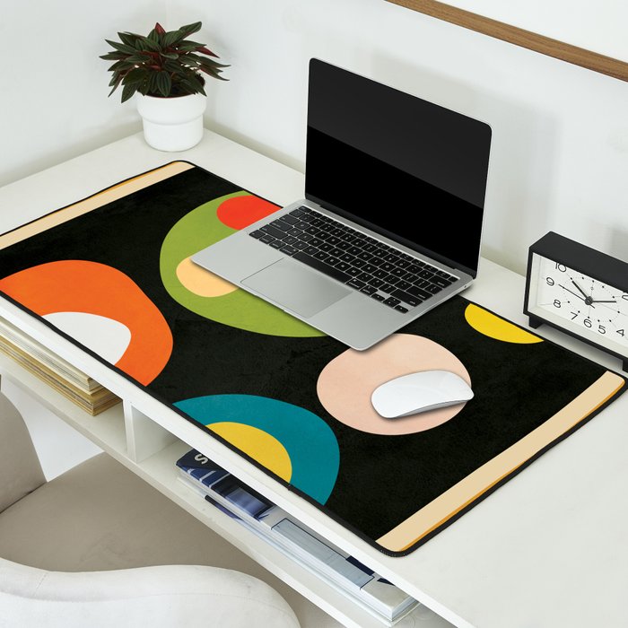 Mid-Century Abstract Balance 13 Desk Mat Gallery Image 2