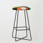 Mid-Century Abstract Balance 13 Stool Gallery Image 1