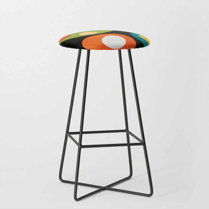 Mid-Century Abstract Balance 13 Stool Gallery Image 1
